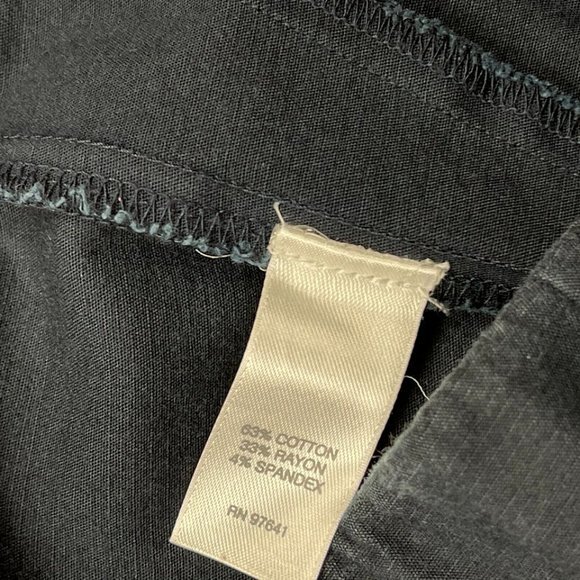 J Jill Ponte Slim Pants Women 10 Tall Elastic waist Stretch Flat Front Pull on - Picture 8 of 8